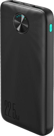 22.5W LED Fast Charging Power Bank 10000mAh,Black Color